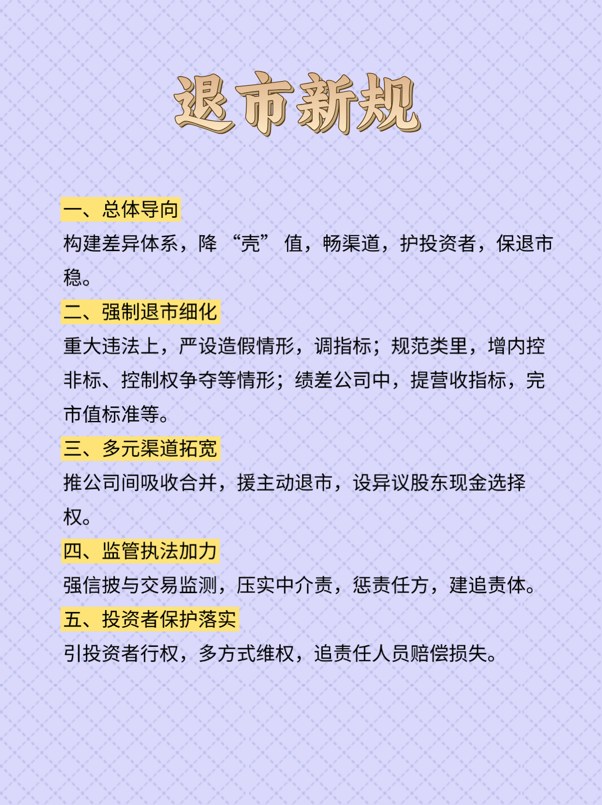 上市公司退市新规深度解读，探寻退市新规与小巷独特小店的关联